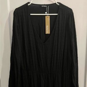 BloomChic Black Long Sleeve Dress